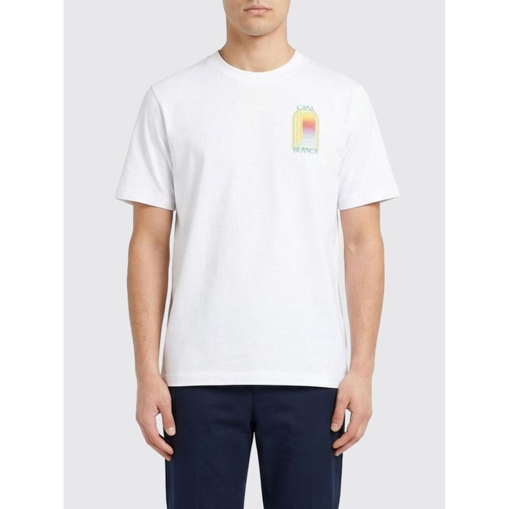 Casablanca Men Printed Organic Cotton T-Shirt Casablanca